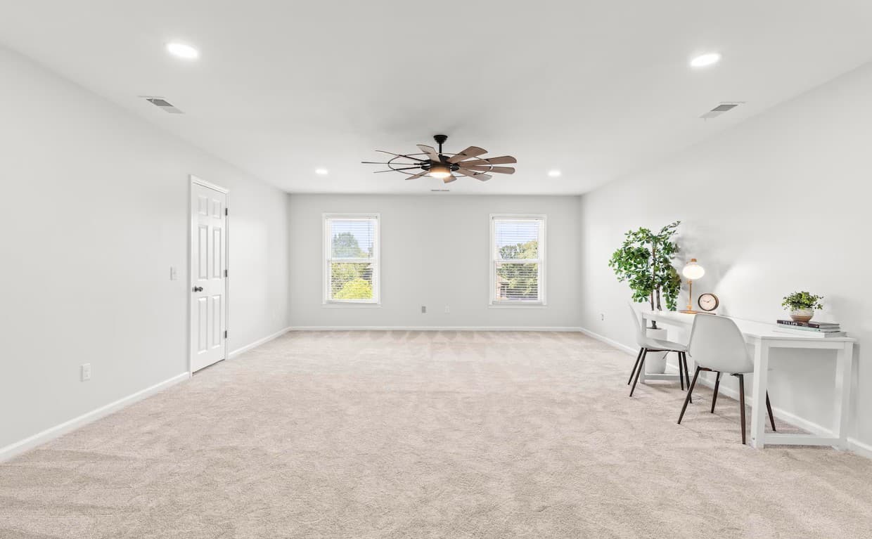Bonus room renovation detail in Monrovia Junction Madison Alabama